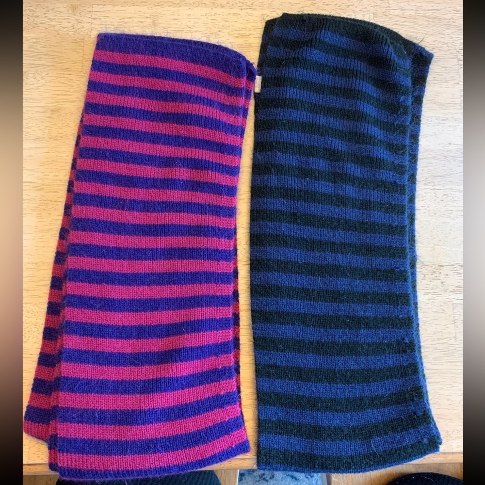 Old Navy Striped Scarves (2)